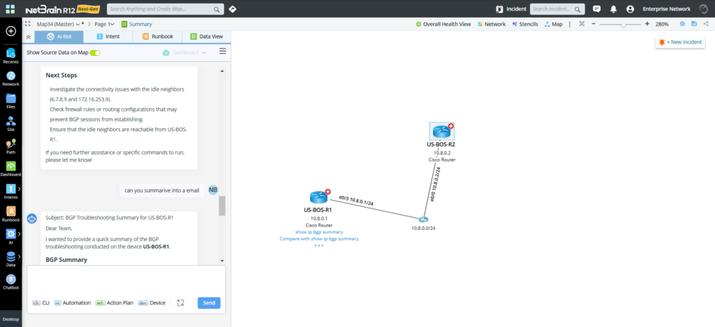 Map from AI Assistance